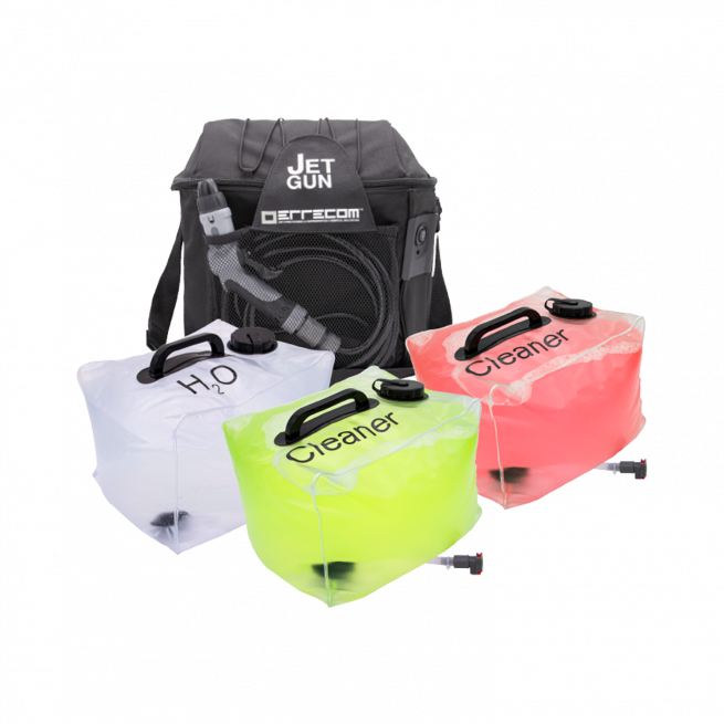 Errecom Máquina de Limpeza Portátil de Alta Pressão para Sistemas AC/R Jet Gun