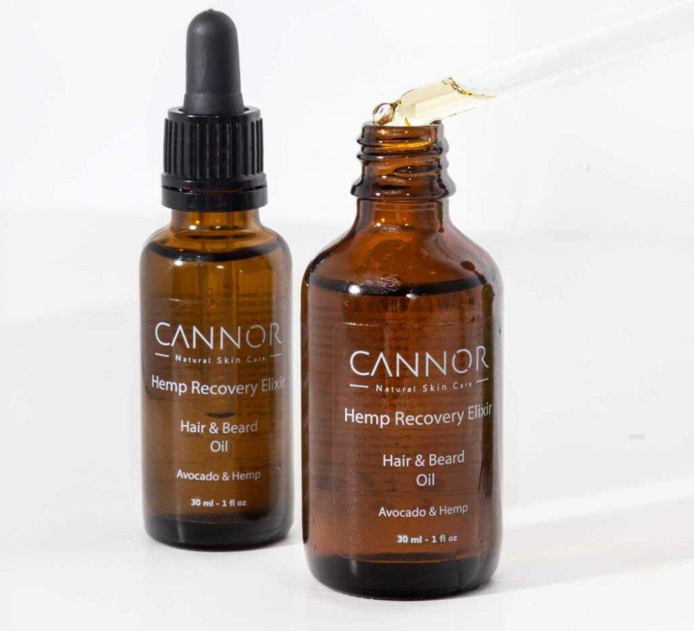 Cannor Elixir Nutritivo e Calmante – Óleo para Cabelo e Barba – 50ml