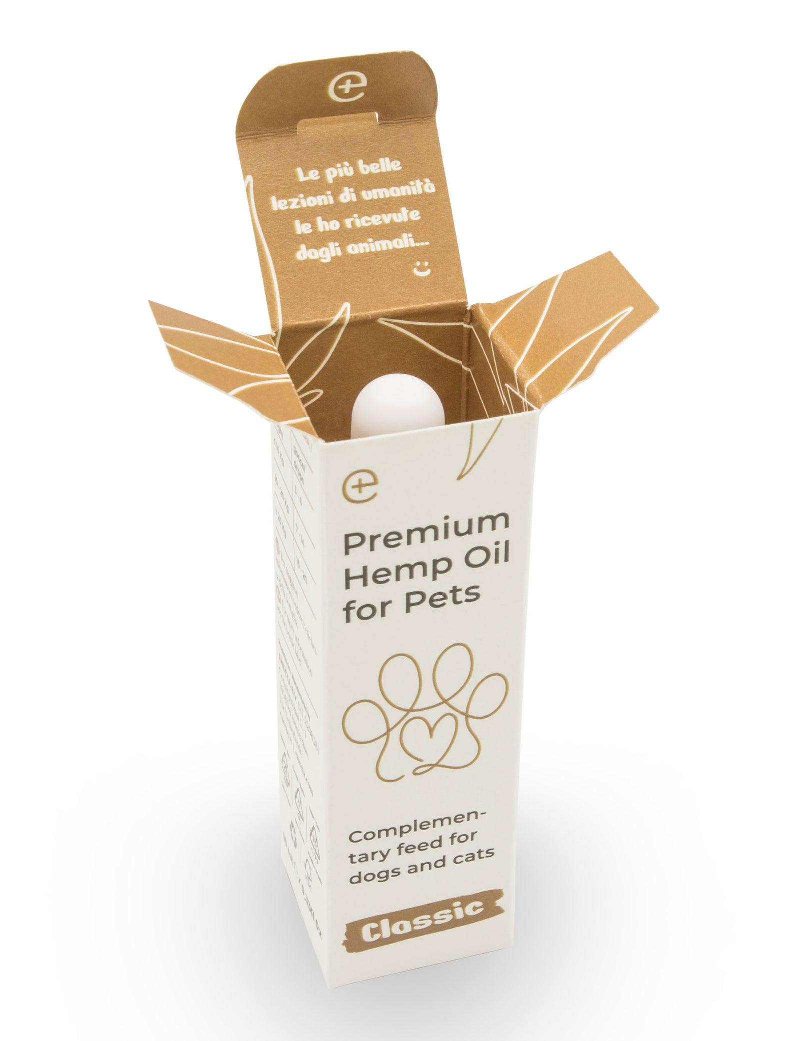 Enecta 5% 500mg CBD Óleo para Animais com Ômega 3 e Vitamina E (10ml)