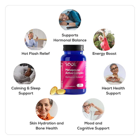 Cápsulas Menopause Active Complex 60pcs: Equilíbrio Hormona