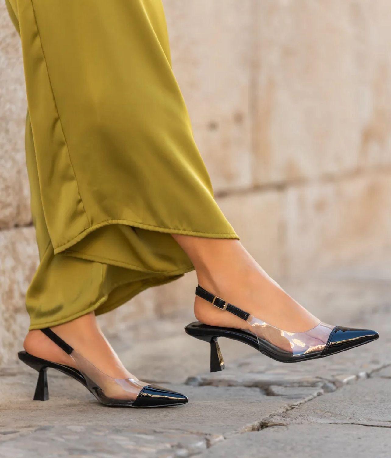 Sapato transparente 