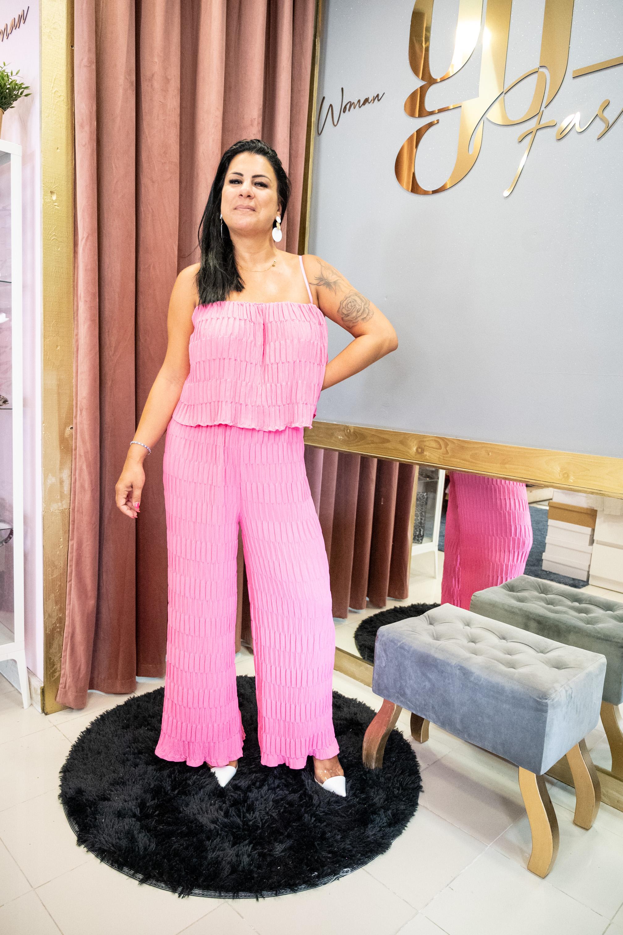 Macacão Rosa Clarice