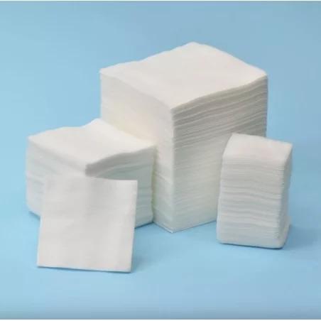 Compressas 7,5 x 7,5 em não tecido, não estéreis (100und) 