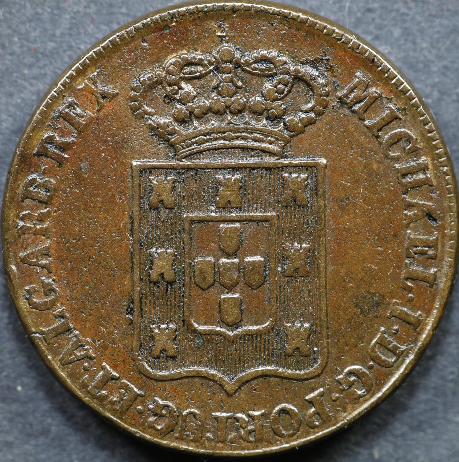 D. Miguel I Pataco 1832 Bronze Bela