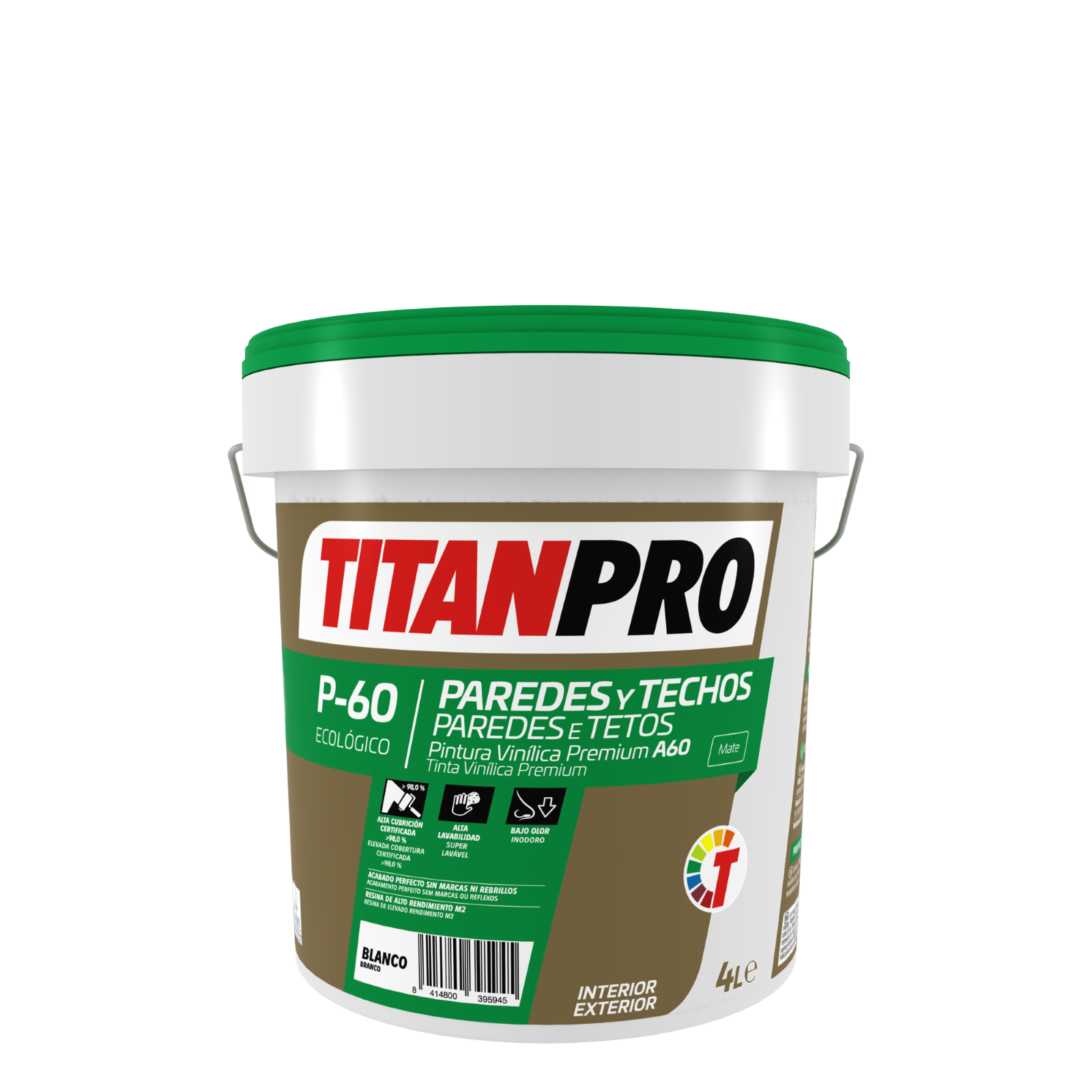  P-60 TINTA VINÍLICA PREMIUM BRANCO 4L