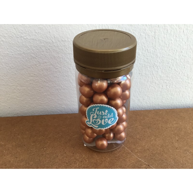 Prolas de Chocolate Cobre - 65g 