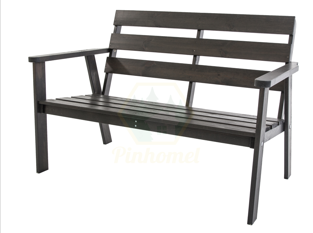 Sofá em madeira - 2 Lugares