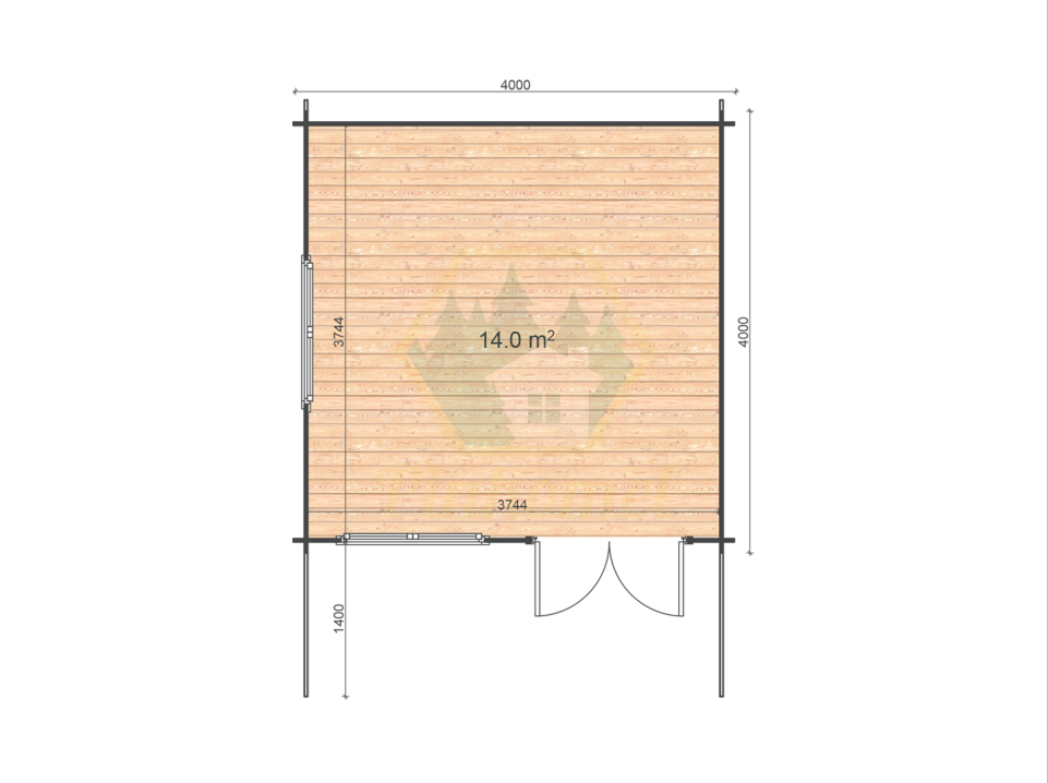 ALVA - 4x4m, 28mm