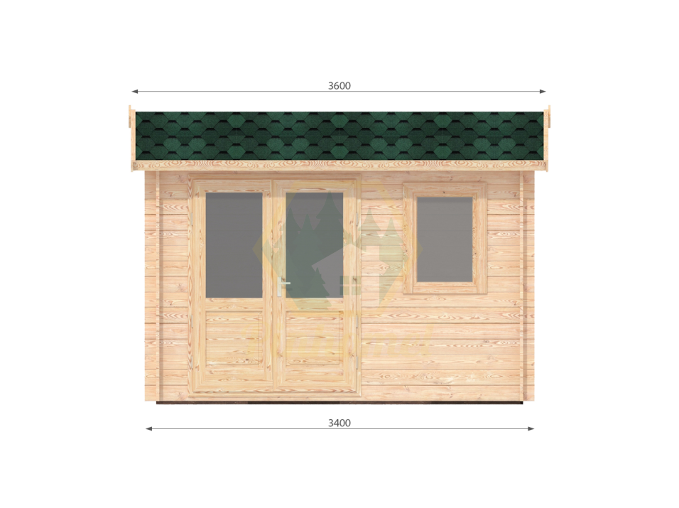 ERNA - 2.5 x 3.4m, 28mm  