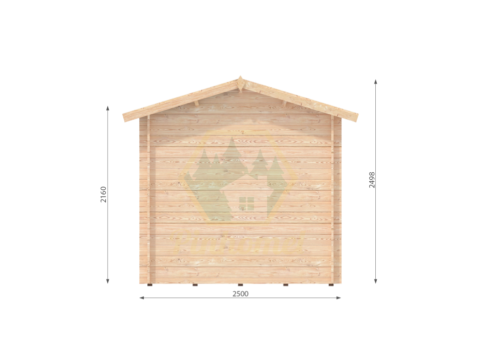 ERNA - 2.5 x 3.4m, 28mm  