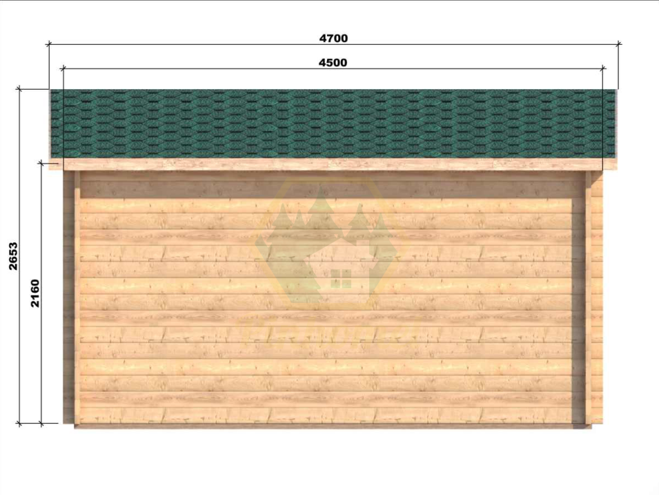 ERNA - 2.5 x 4.5m, 44mm  