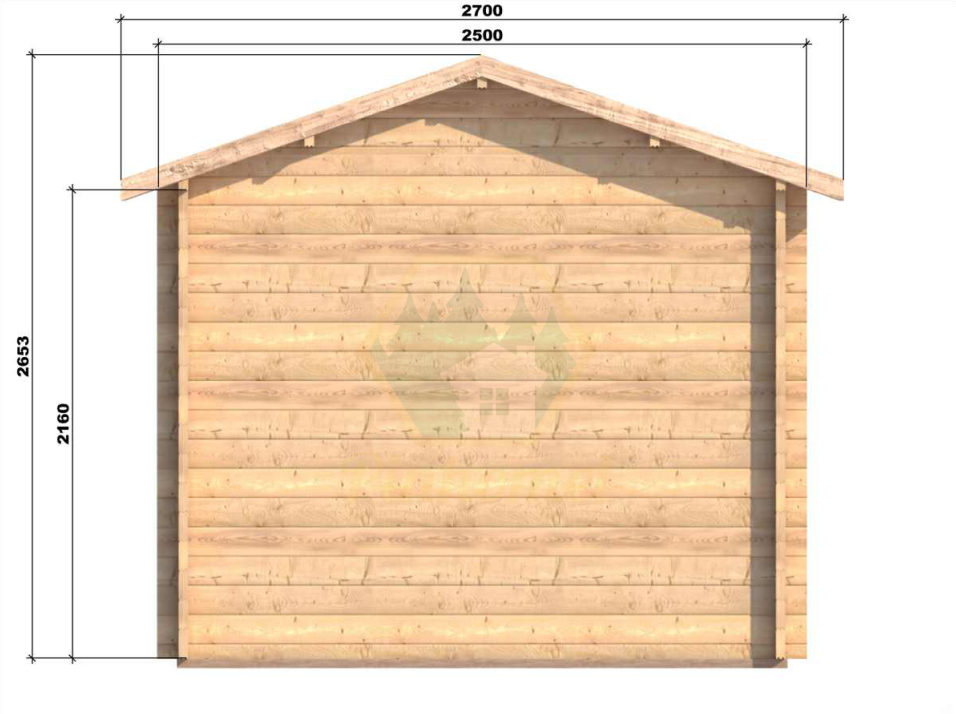 ERNA - 2.5 x 4.5m, 44mm  