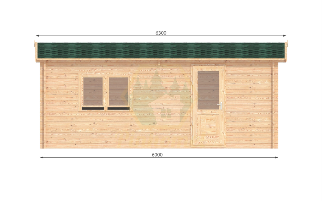 GARAGEM 4x6m - 44mm  