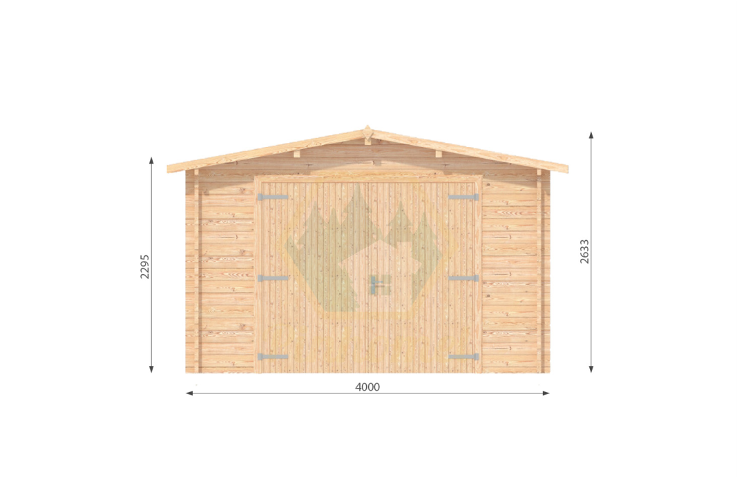 GARAGEM 4x6m - 44mm  