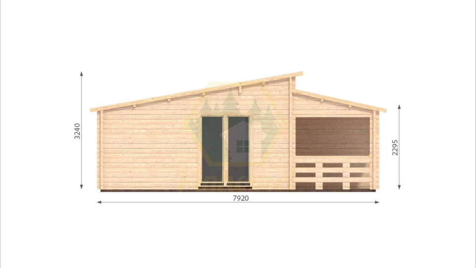 IBÉRICA T3 - 7.92x11.84m, 44mm  