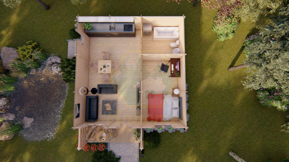 PADOVA A - 6x4.5m, 44mm