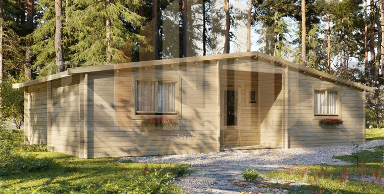 PINHOMEL20 - 11x5.9m, 65m²- 44mm   