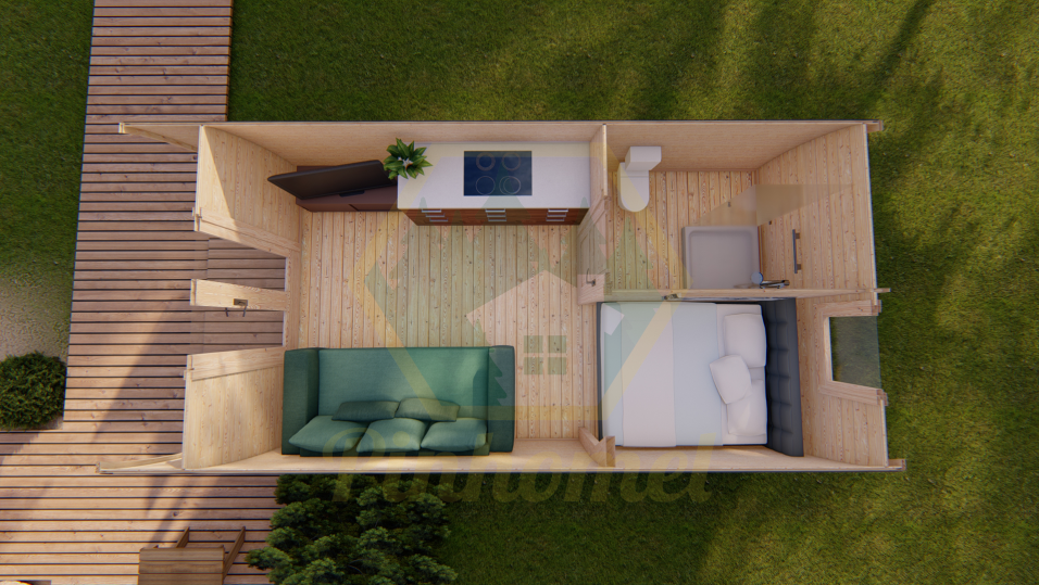 Camping Pod - 3 x 5.9m, 44mm