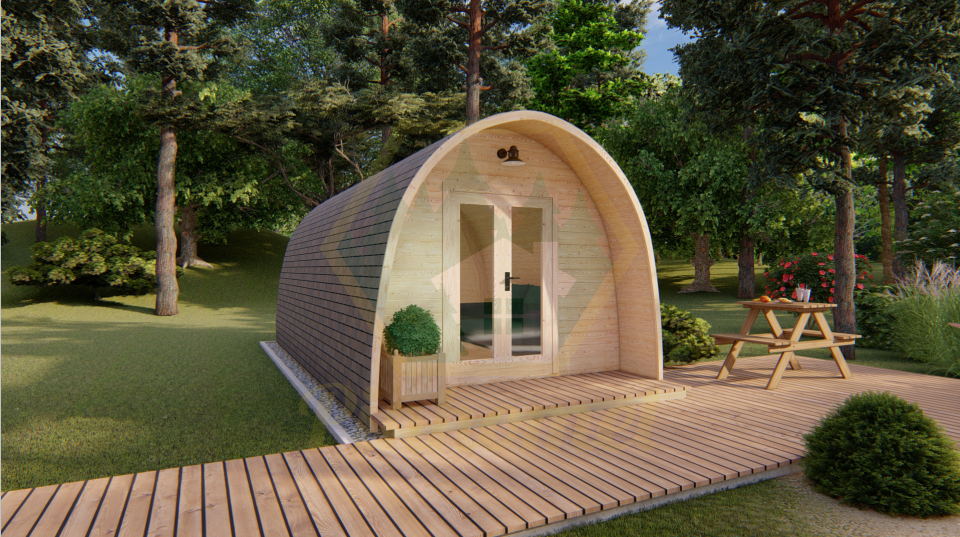 Camping Pod - 3 x 5.9m, 44mm