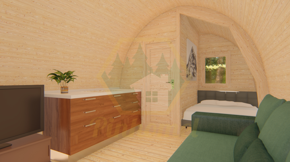 Camping Pod - 3 x 5.9m, 44mm