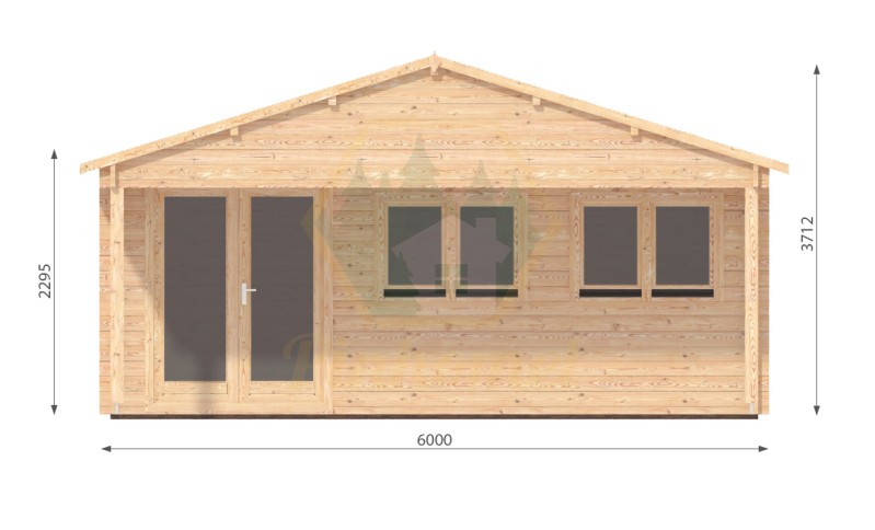TRENTO - 6 x 5m, 44mm   