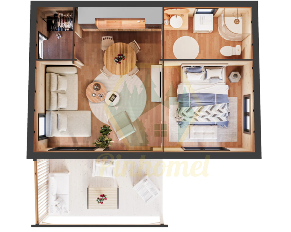 VERNO - 5.34 x 7.74 m