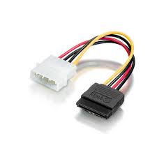 CABO ALIMENTACAO 1 MOLEX FEMEA PARA SATA 15P 90º. 0.13M