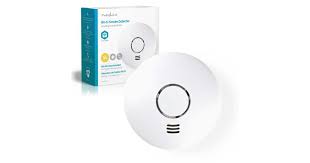 Detector/alarme autónomo inteligente Wi-Fi de fumo e calor 90dB - sem fios 2xAA (compatível c/ Tuya) SmartLife - Nedis WIFIDS10WT