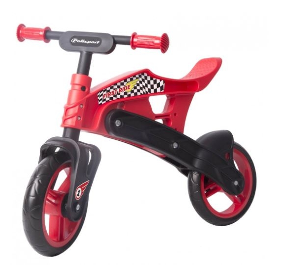 Bicicleta infantil de aprendizagem Polisport, 2 anos ou mais, ajustável 3 posições