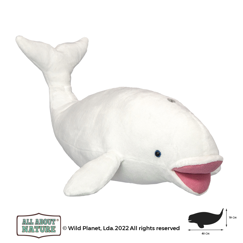 Peluche Beluga All About Nature